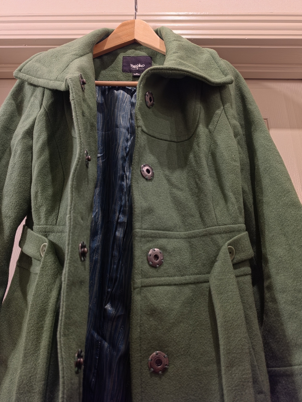 Mossimo Supply Co. Olive Green Women's Pea Coat